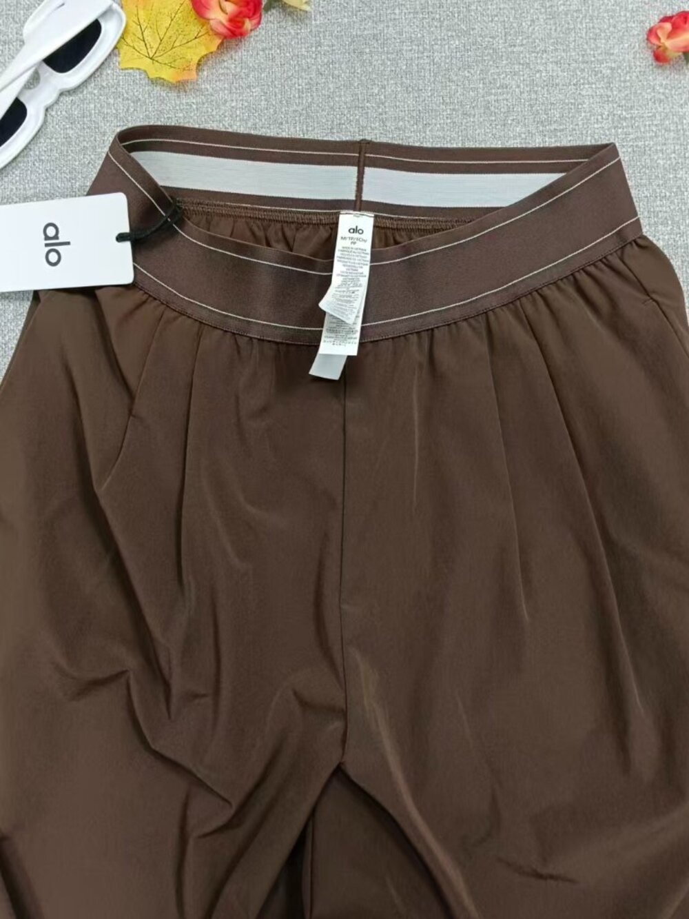 Espresso Brown🌗Alo Yoga Suit Up Wide Leg Trouser Regular 30” Inseam👩‍🚀Chic - Picture 4 of 8